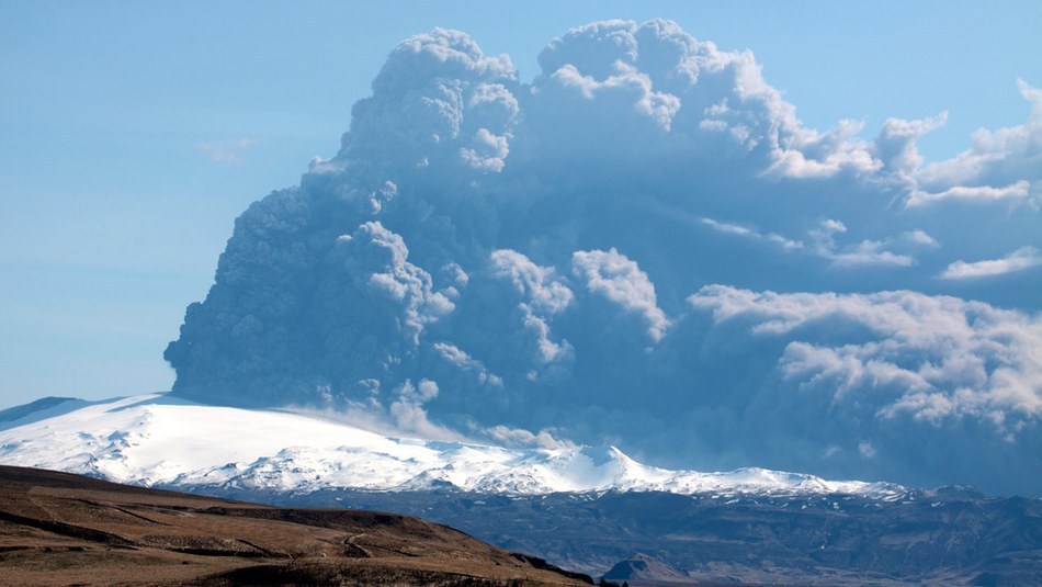 Eyjafjallajökull volcan, Islande